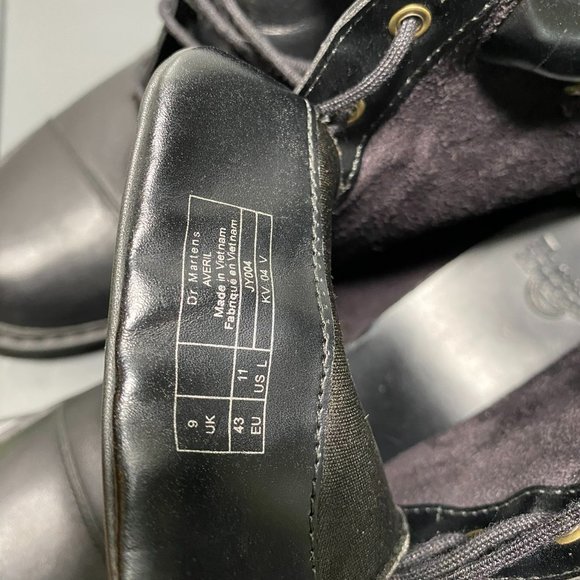 Discontinued Dr. Martens Averil Heeled Boot - Black, Size US 11 / EU 43 - Picture 7 of 9